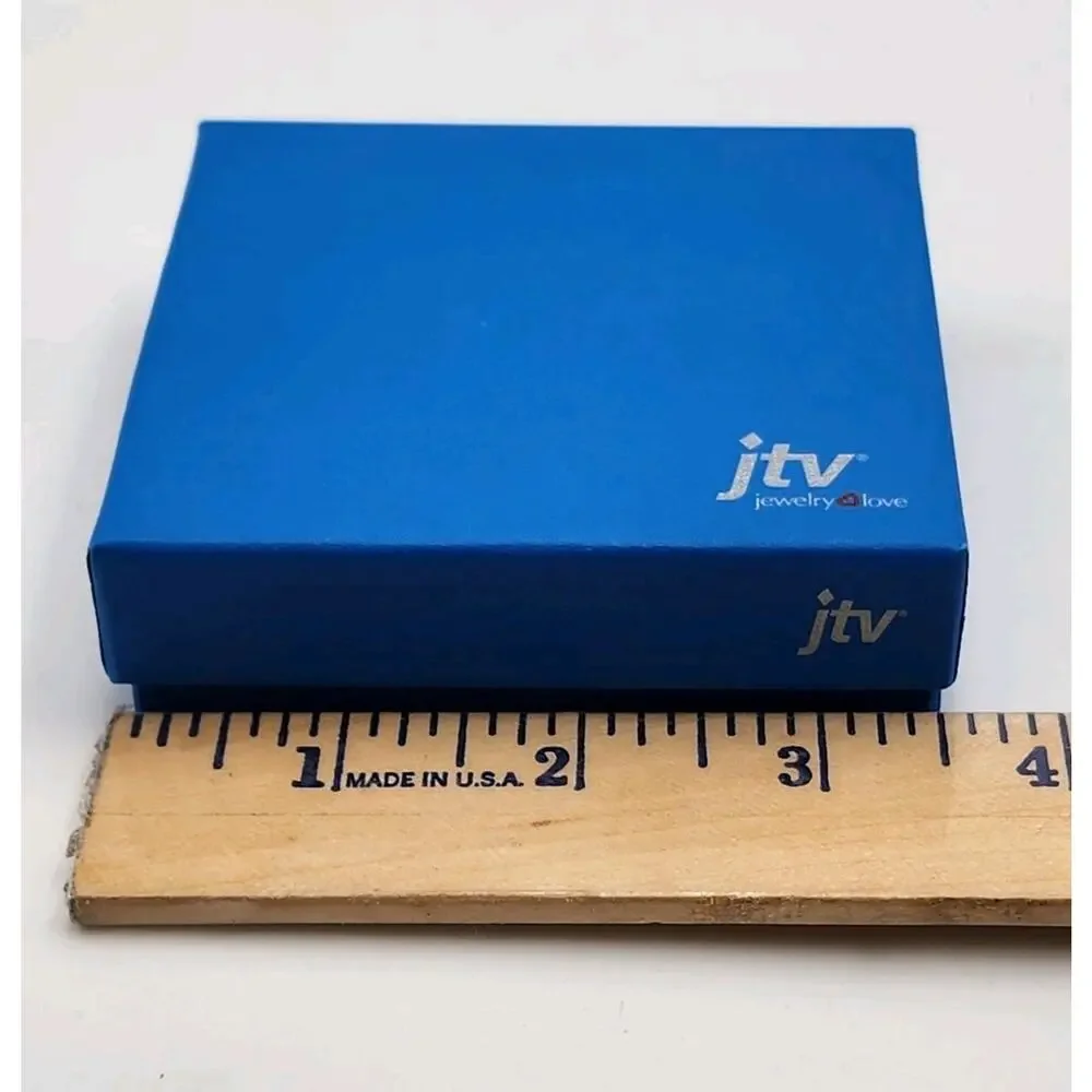 Lot Of 20 Empty Jewelry Boxes Cardboard Blue JTV logo FAST SHIPPING